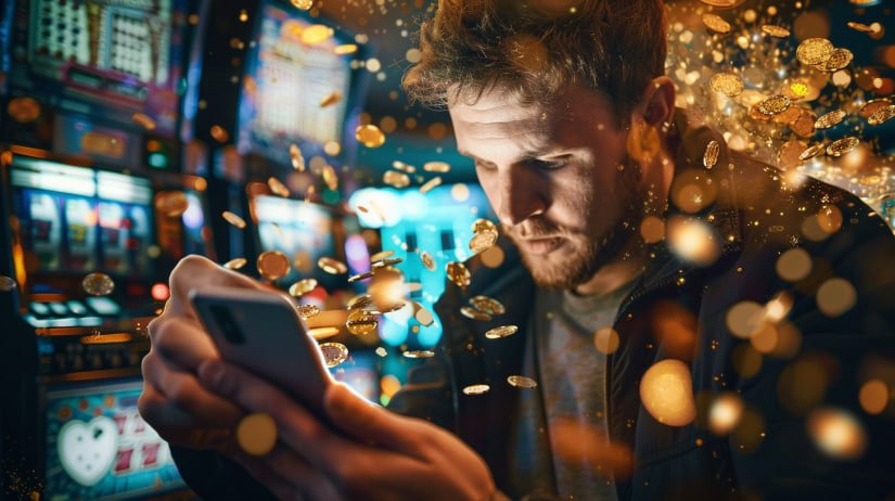Antarmuka aplikasi mobile bangjago yang menampilkan slot, dealer langsung, dan pasar olahraga